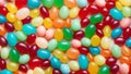 Colorful jelly beans background. Top view. Jelly candy background Royalty Free Stock Photo