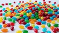 Colorful jelly beans background. Top view. Jelly candy background Royalty Free Stock Photo