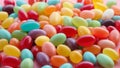 Colorful jelly beans background. Top view. Jelly candy background Royalty Free Stock Photo