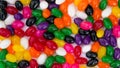 Colorful jelly beans candy background Royalty Free Stock Photo