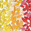 Colorful jelly candy Royalty Free Stock Photo