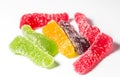 Colorful jelly candy. Royalty Free Stock Photo