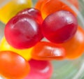 Colorful jelly fruit candies Royalty Free Stock Photo