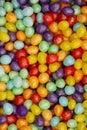 Colorful jellybean candy snack background