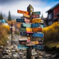 Colorful Journeys: Following the Signpost of Possibilities