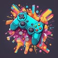 colorful joystick and gamepad colorful joystick with different colors colorful joystick and gamepad