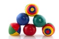 Colorful juggle balls Royalty Free Stock Photo