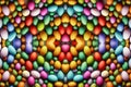 A colorful kaleidoscope with all the colors of the rainbow Royalty Free Stock Photo