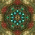 A colorful kaleidoscope with all the colors of the rainbow Royalty Free Stock Photo