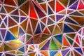 Colorful kaleidoscope background in the park Royalty Free Stock Photo