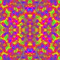 Colorful kaleidoscopic energetic amazing bright image