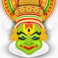 Colorful Kathakali Face