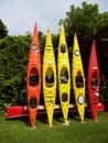 Colorful Kayaks Royalty Free Stock Photo