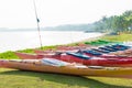 Colorful Kayaks for rent Royalty Free Stock Photo