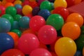 Colorful kids ball pit or ball pool playground for children Royalty Free Stock Photo