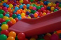 Colorful kids ball pit or ball pool playground for children Royalty Free Stock Photo