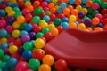 Colorful kids ball pit or ball pool playground for children Royalty Free Stock Photo