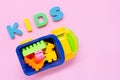 Colorful Kids toys with alphabet