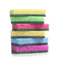 Colorful kitchen sponges