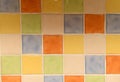 Colorful kitchen tiles