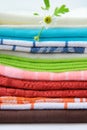 Colorful kitchen towels