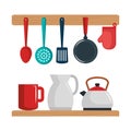 Colorful kitchenware design