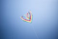 Colorful kite in the air Royalty Free Stock Photo