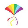 Colorful kite icon