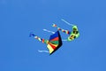 Colorful kites flying Royalty Free Stock Photo