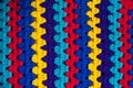 Colorful knitting wool pattern Royalty Free Stock Photo