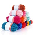 Colorful knitting wool Royalty Free Stock Photo