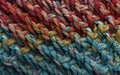 Colorful knitting wool texture background. Close up of colorful knitting wool texture.