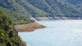 Beautiful kozjak lake in northern macedonia Royalty Free Stock Photo