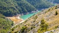 Beautiful kozjak lake in northern macedonia Royalty Free Stock Photo