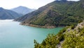 Beautiful kozjak lake in northern macedonia Royalty Free Stock Photo