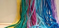 Colorful kur rope Royalty Free Stock Photo