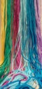 Colorful kur rope Royalty Free Stock Photo