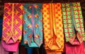 Colorful kurta mens shirt at a market, India