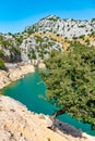 Colorful Lake Gorg Blau, Mallorca, Ballears. Colorful Lake Gorg Blau in Mallorca, Ballears