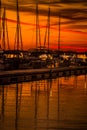 Colorful Lake Norman Sunset Royalty Free Stock Photo