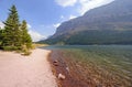 Colorful Lakeshore in the Mountains Royalty Free Stock Photo