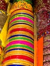 Colorful Lakh Bangles-India Royalty Free Stock Photo