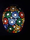 Colorful lamp for background
