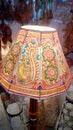 Colorful Lamp Shade from Andhra Pradesh, India