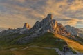 Colorful landscape from beautiful Alps shot at sunset Royalty Free Stock Photo