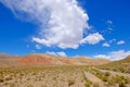Colorful landscape at the Cuesta De Lipan canyon from Susques to Purmamarca, Jujuy, Argentina