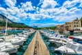 Colorful landscape in Dalmatia region, Makarska.