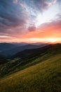 Colorful summer landscape in the mountains, Europe travel, beauty world