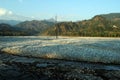 The colorful Landscape of Jayanti river bed of West Benga.l