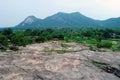 A colorful landscape of a remote village of west Bengal. Royalty Free Stock Photo